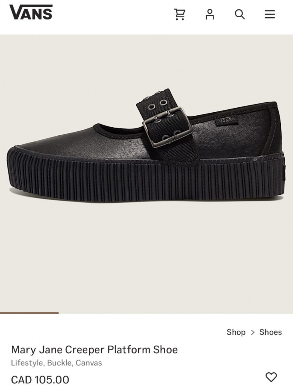 Mary Jane creepers - Vans
